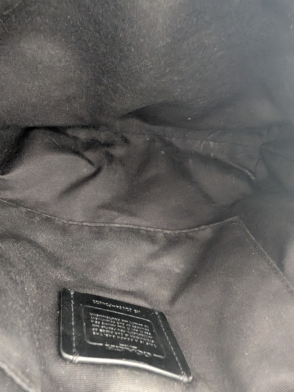 Coach Mae F34823 Black Pebbled Leather Crossbody - Picture 10 of 15